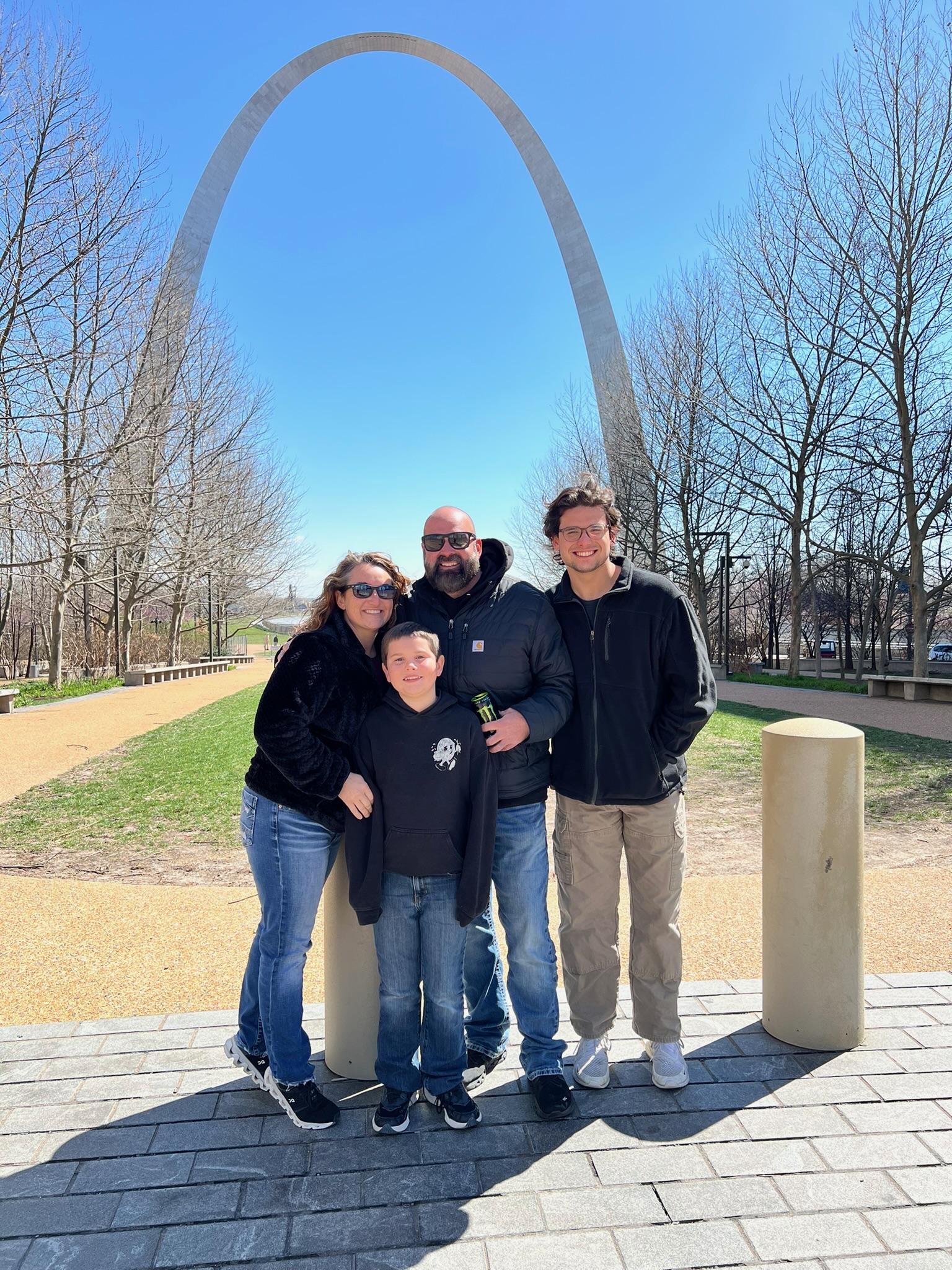 The Reid family at Link Farm