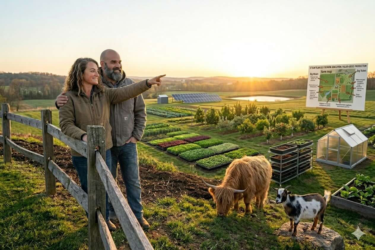 A small farm, a big vision