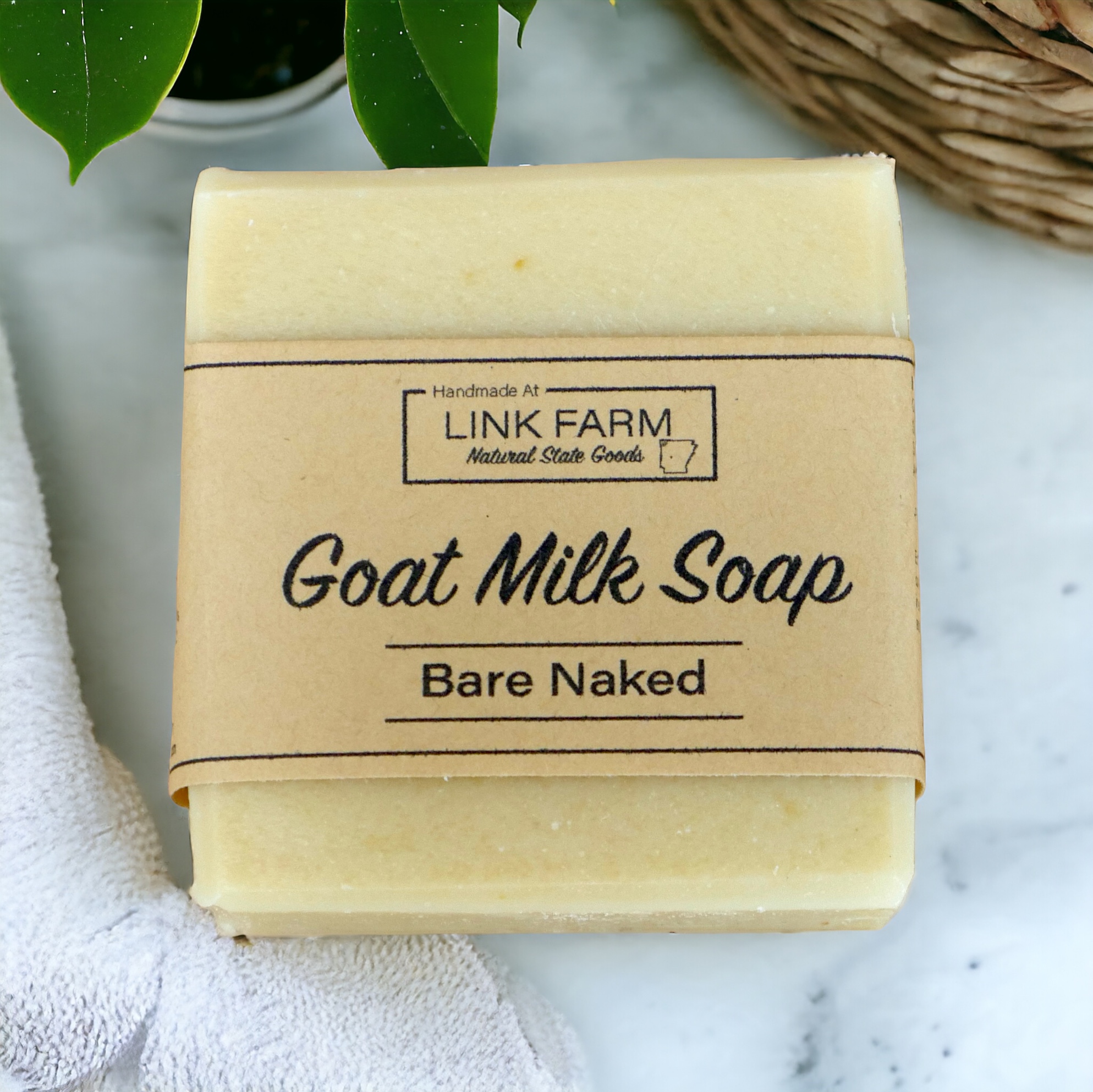 Unscented goat milk soap